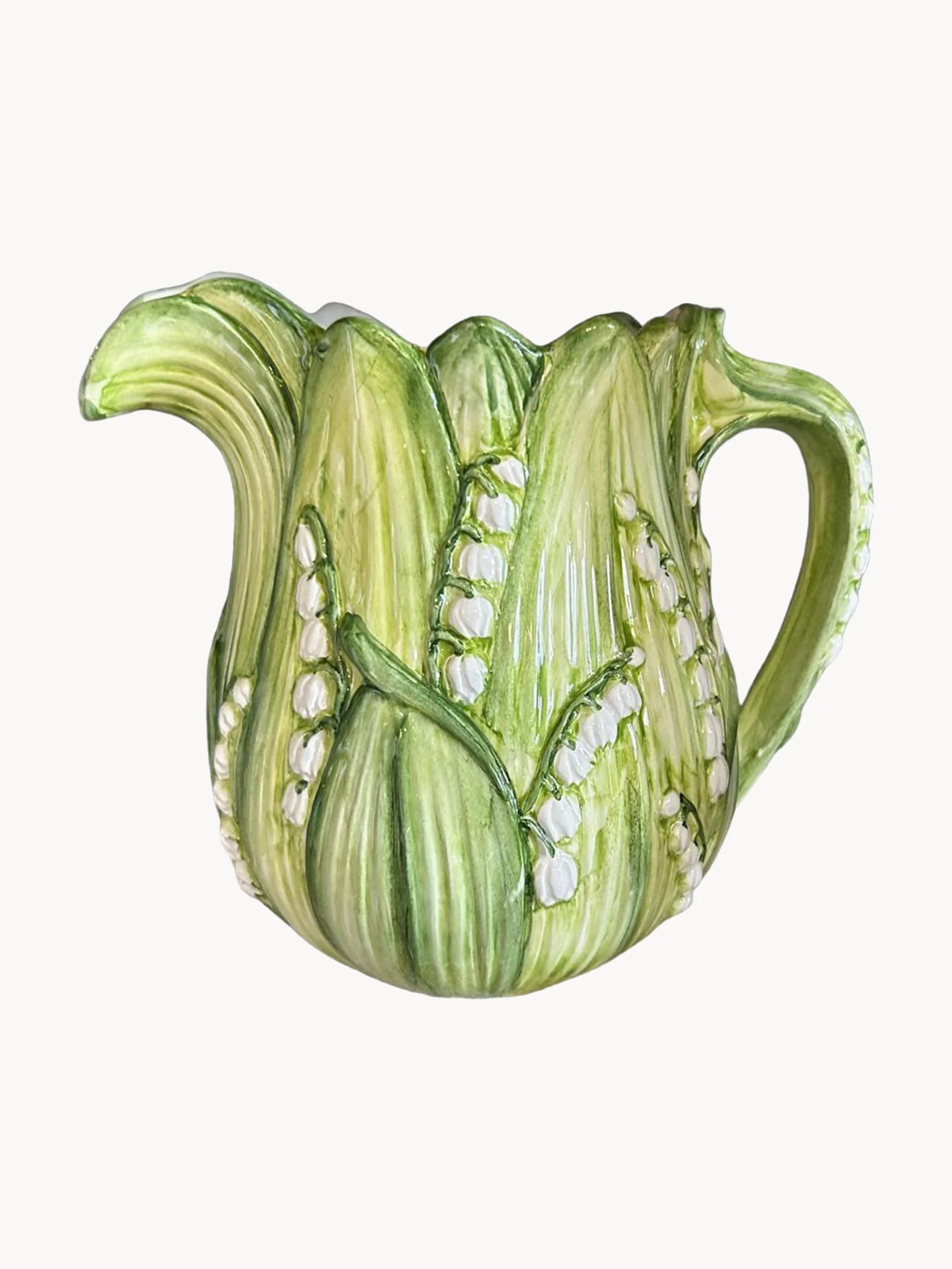 Handbemalter Milchkännchen Lily of the Valley