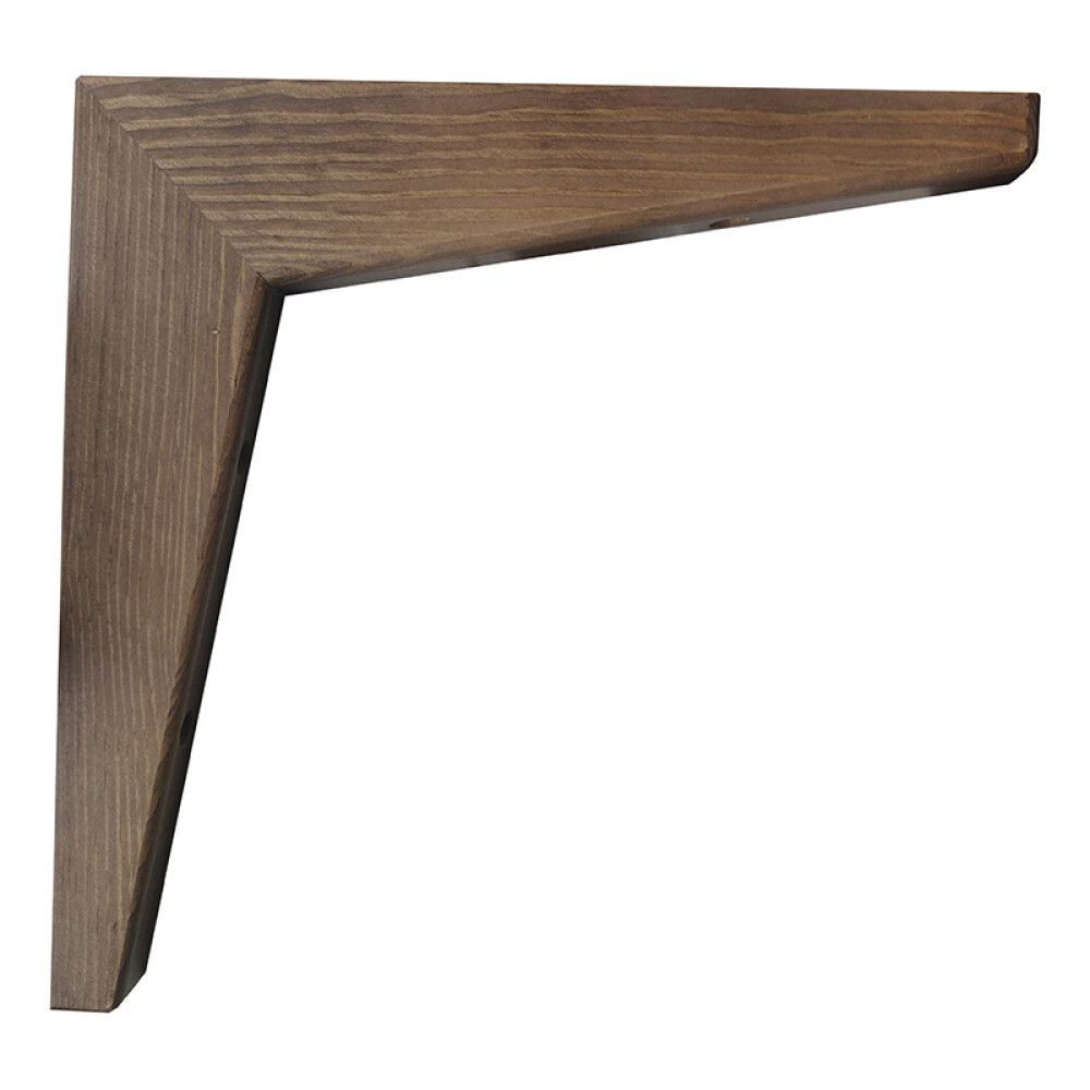 HYLLEKNEKT LUNDBERGS LAGE 18X18CM BRUN