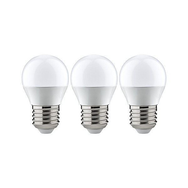 Kit Sphérique LED E27 230V 3x470lm 3x5,5W 2700K Opale