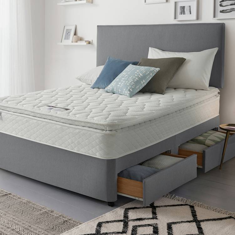 Silentnight Eco Miracoil Pillowtop Mattress - Single