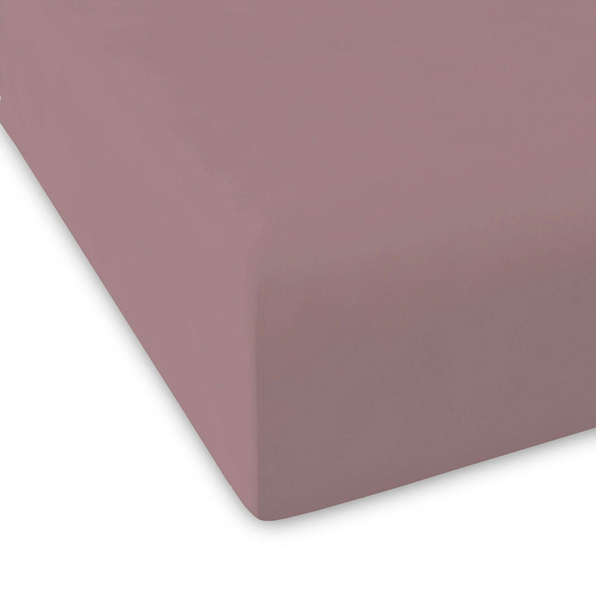 PURE DH - Drap housse en coton mauve 200x200