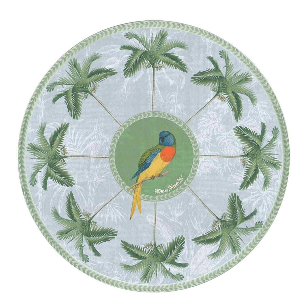 - Set de table Perroquet en vinyle Ø36