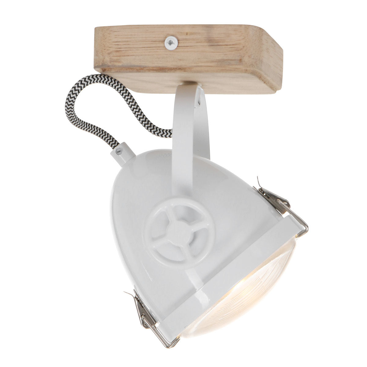 Mexlite spot michelle - 1 lichts - 20x 13 cm - wit