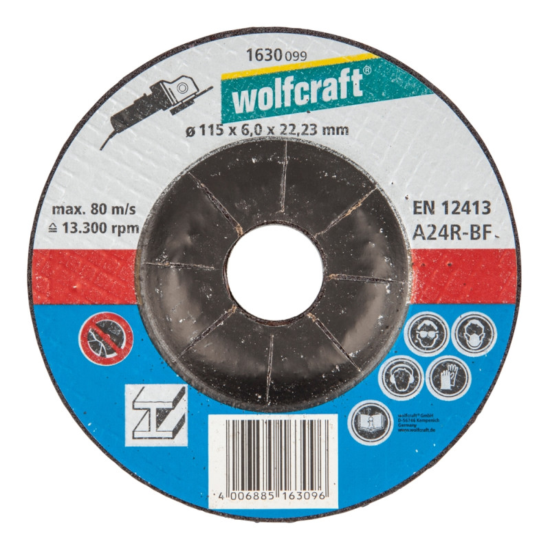 Disque à ébarber Ø 115 mm WOLFCRAFT