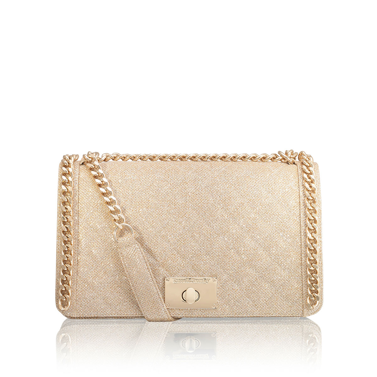 Russell & Bromley CHAINY Chain Trim Shoulder Bag