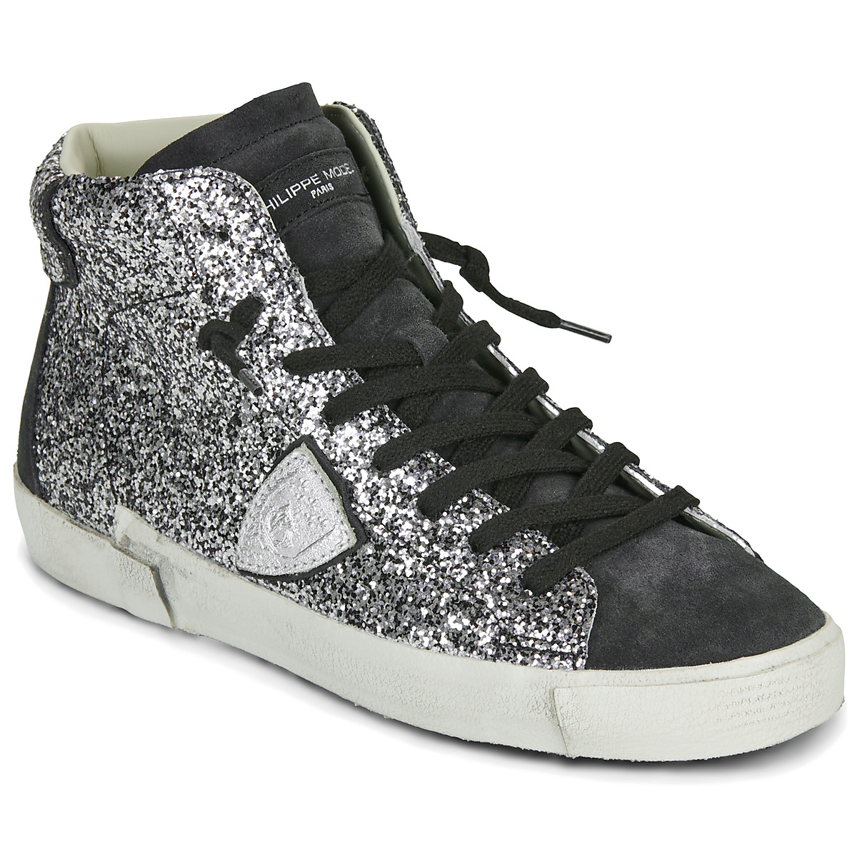 Philippe Model - PRSX HIGH WOMAN - Black / Silver