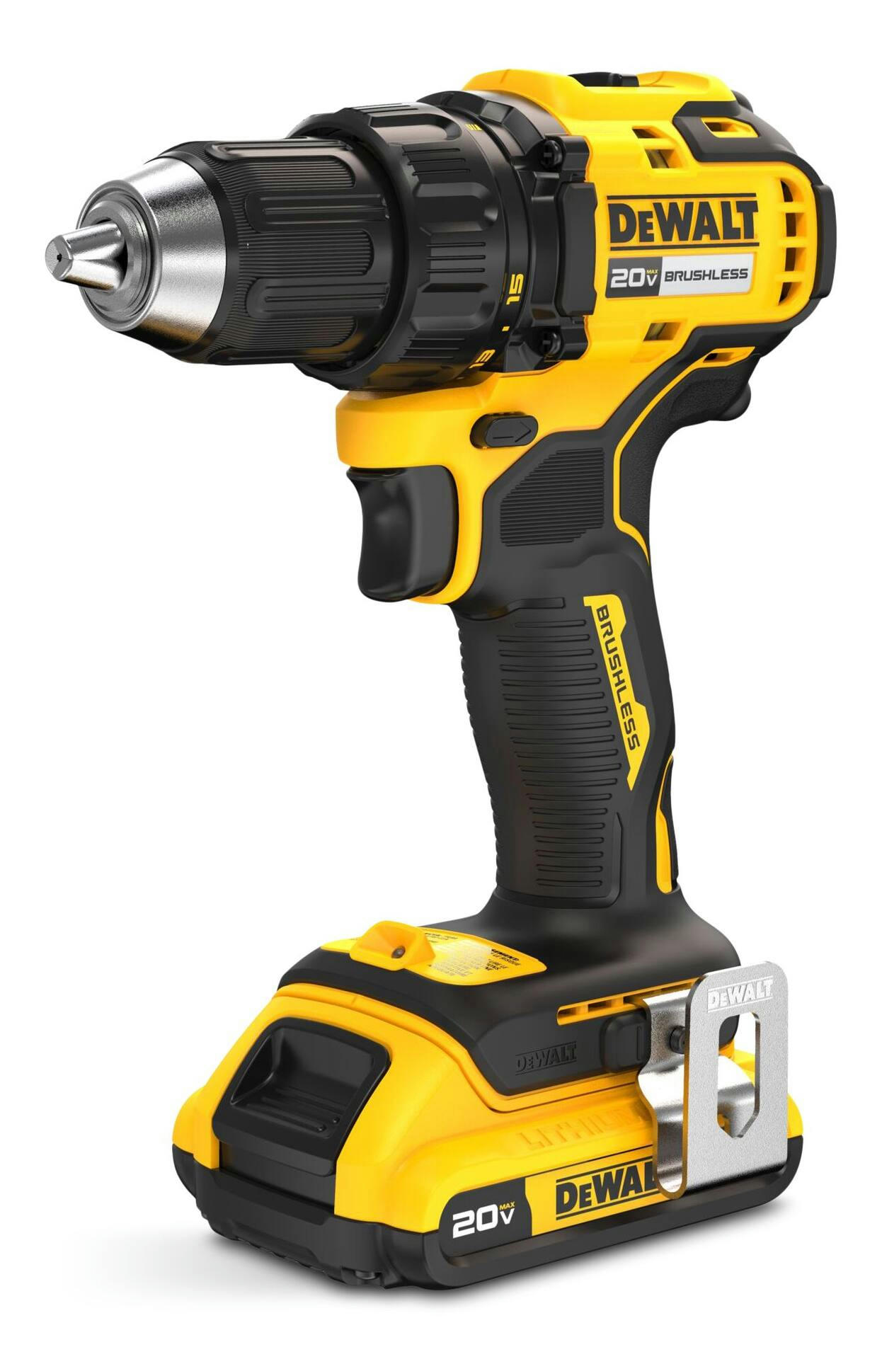 DEWALT DCD793D1 20V MAX Compact Brushless Cordless 1/2-in Drill/Driver
