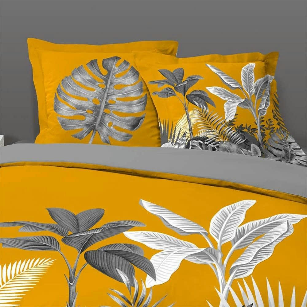 - Parure de couette 100% coton imprimée 260x240 2 taies