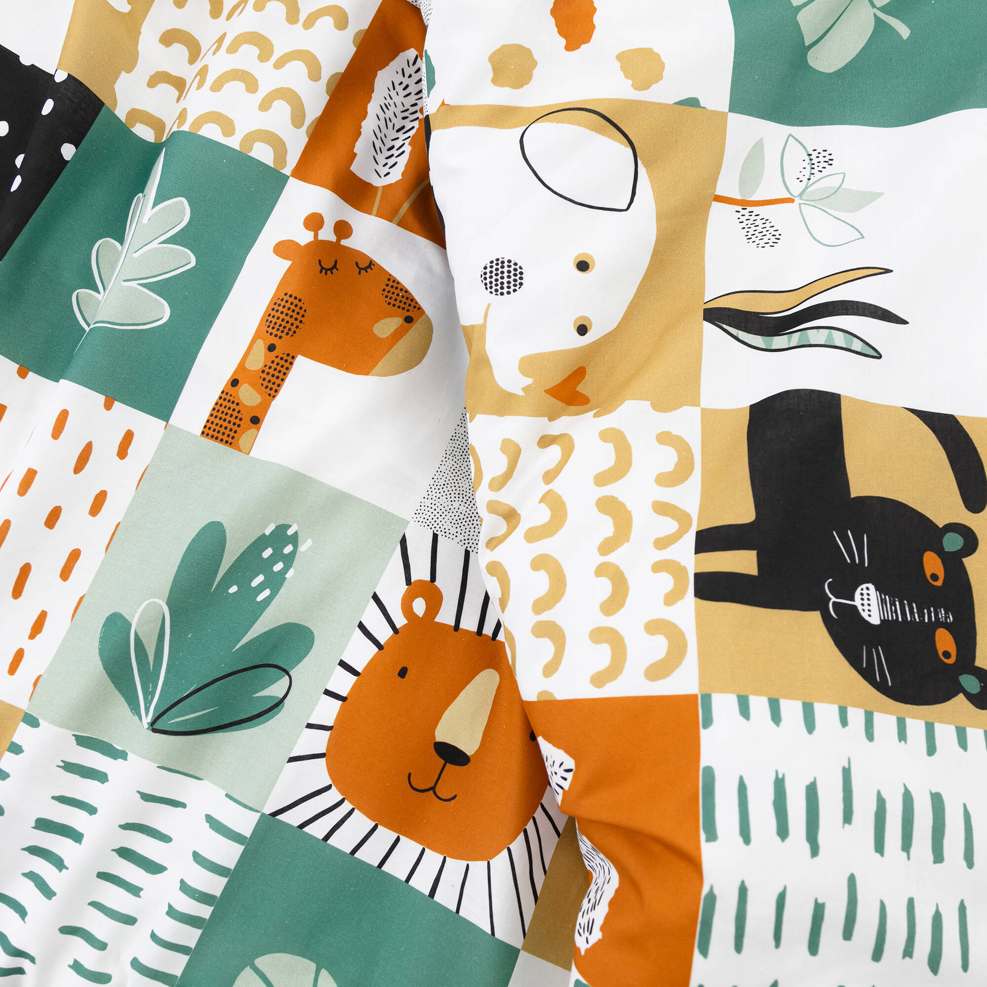 Linge de lit enfant imprimé Africa - coton