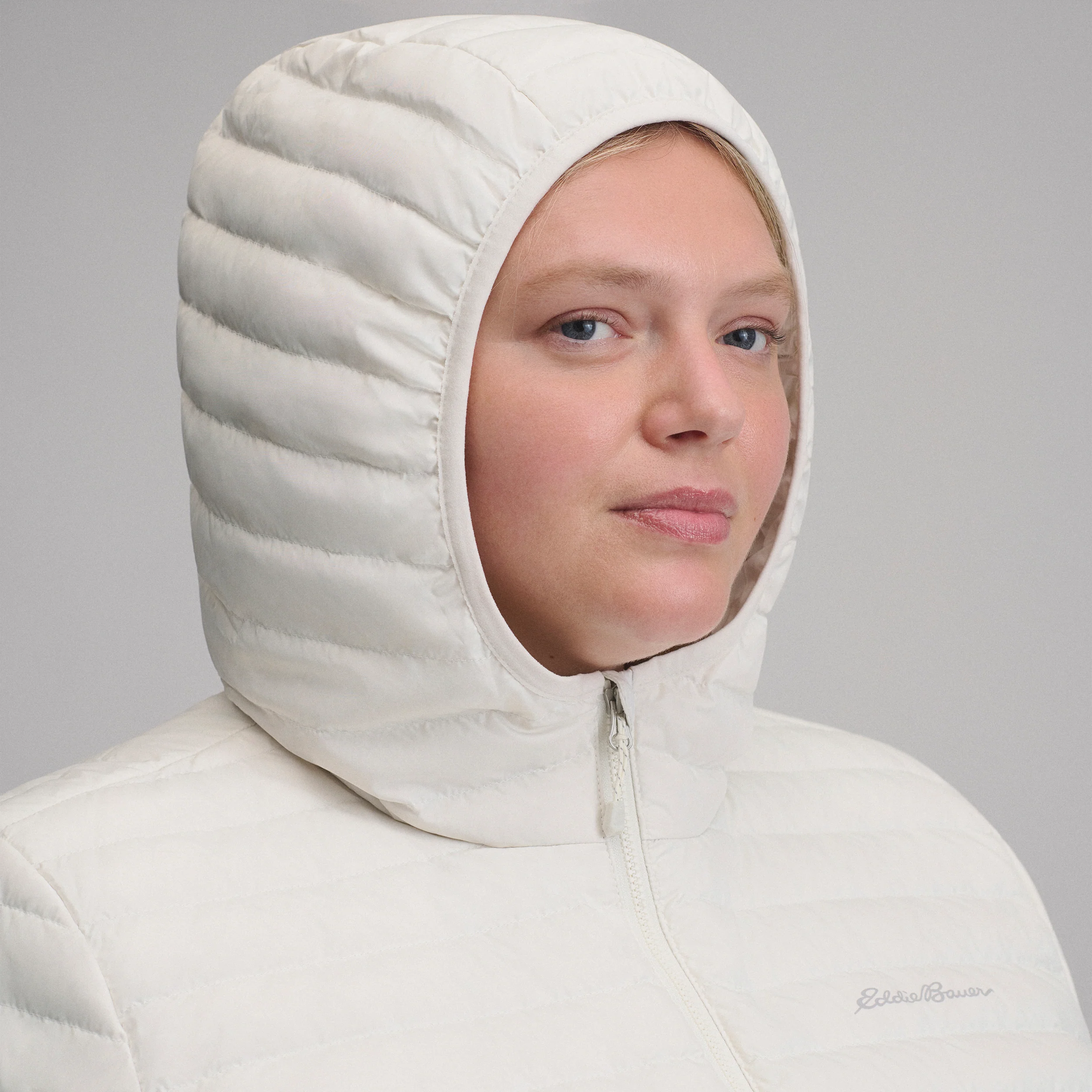 Women's Microlight Hooded Down Jacket