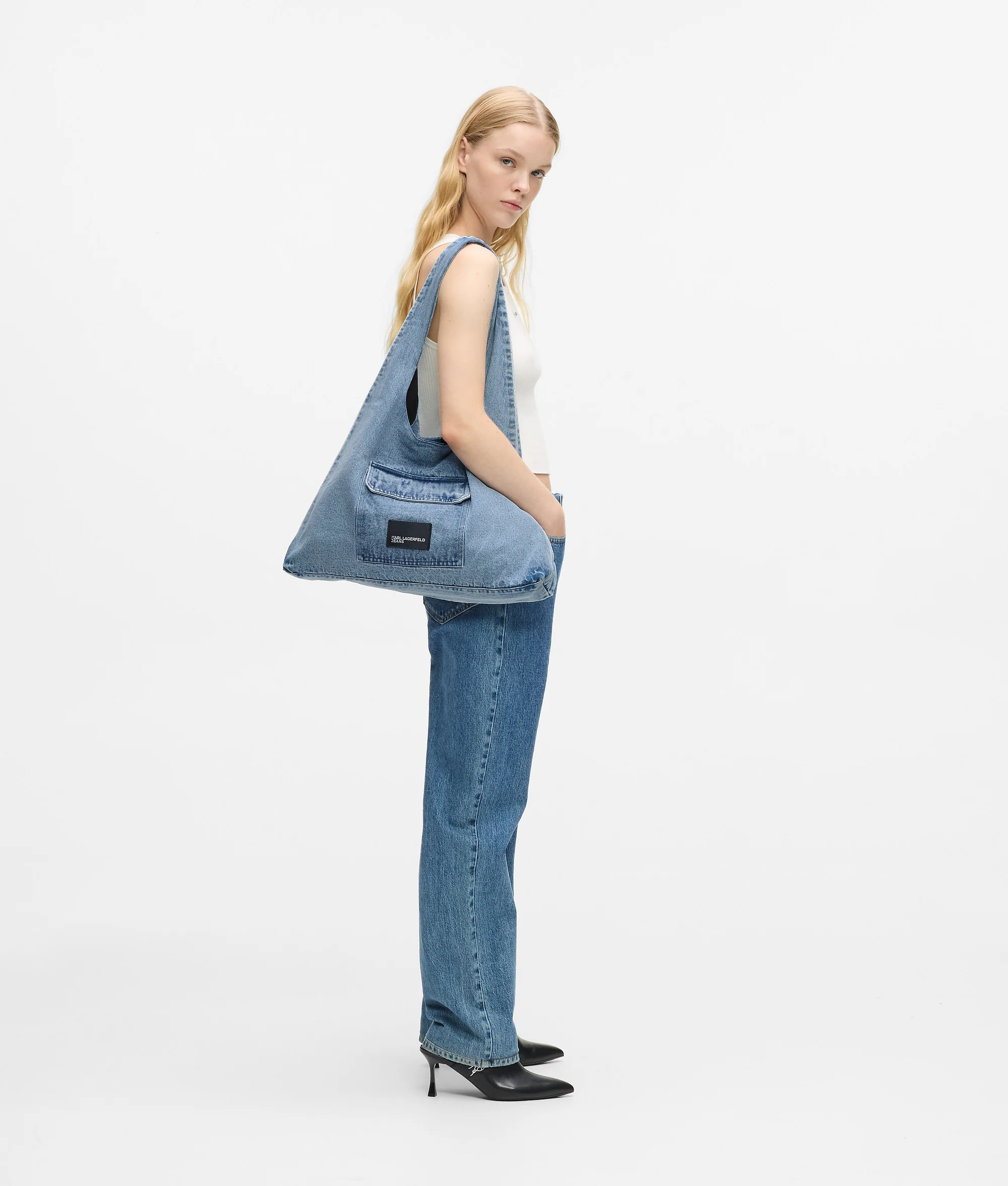 Cabas hobo en denim