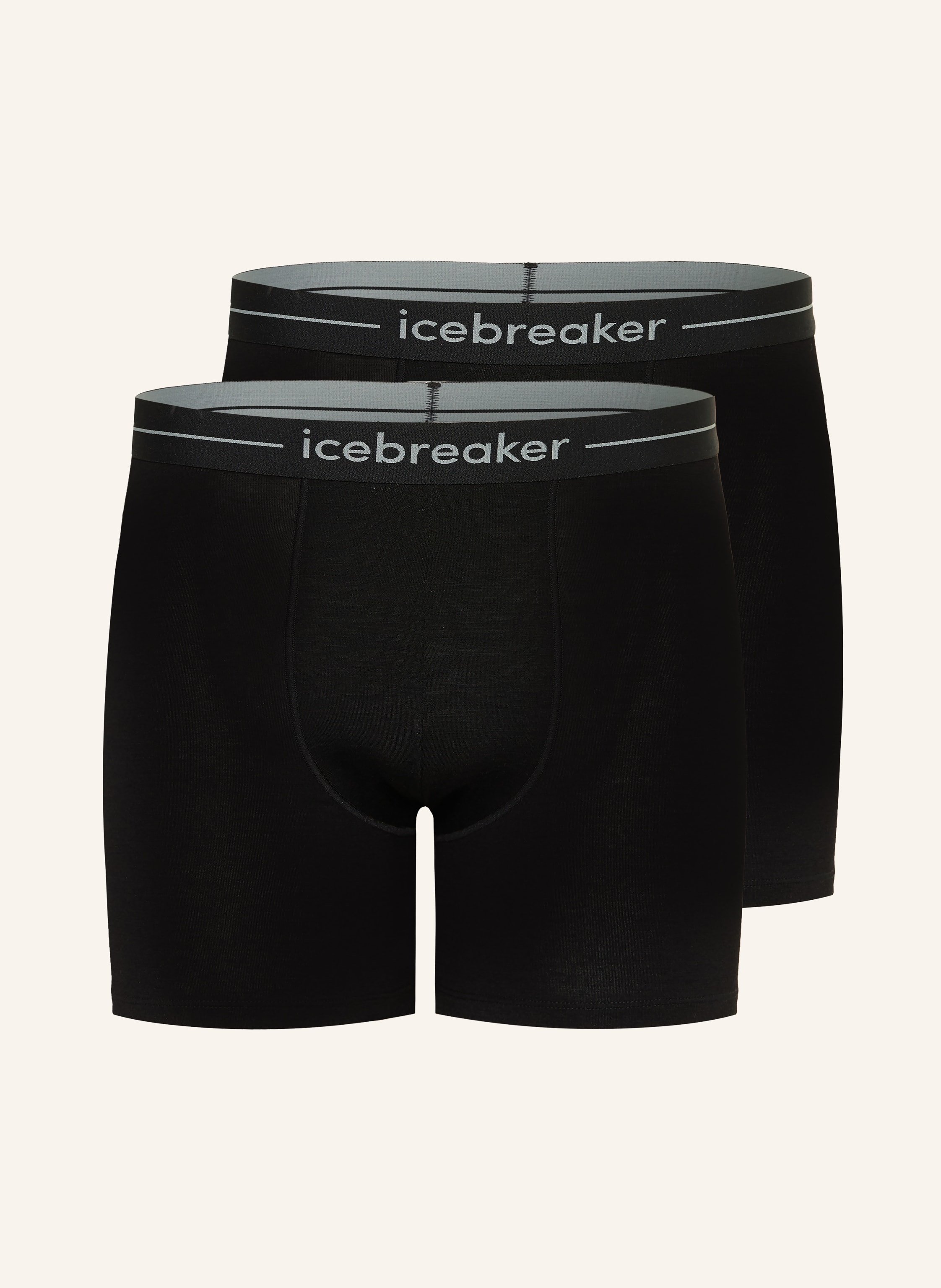 icebreaker 2er-Pack Funktionswäsche-Boxershorts ANATOMICA aus Merinowolle