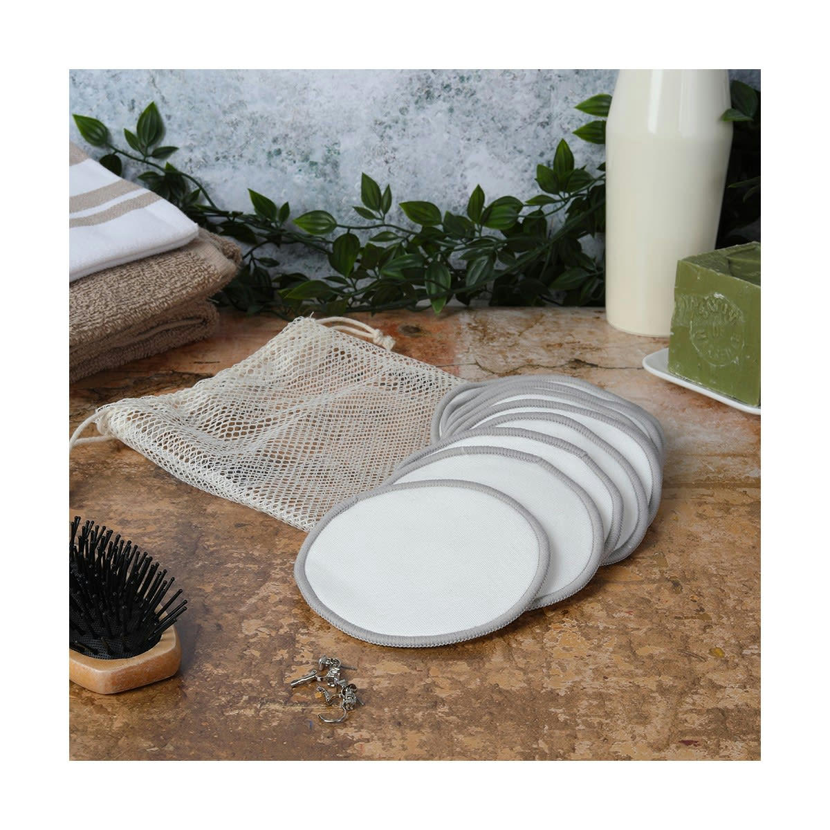 ZOD04 - Lot de 10 cotons démaquillants