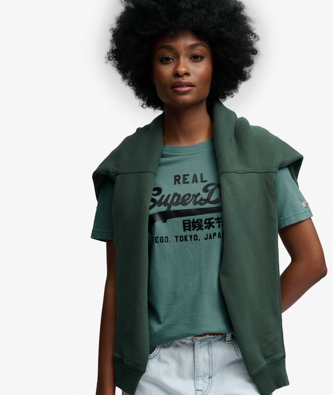 Vintage Logo Metallic T-Shirt