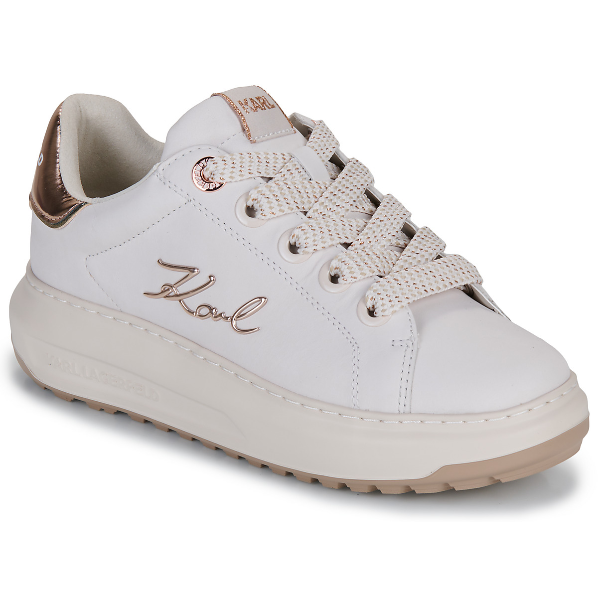 Karl Lagerfeld - KAPRI LUG Signia Lo Lace - White / Pink / Gold