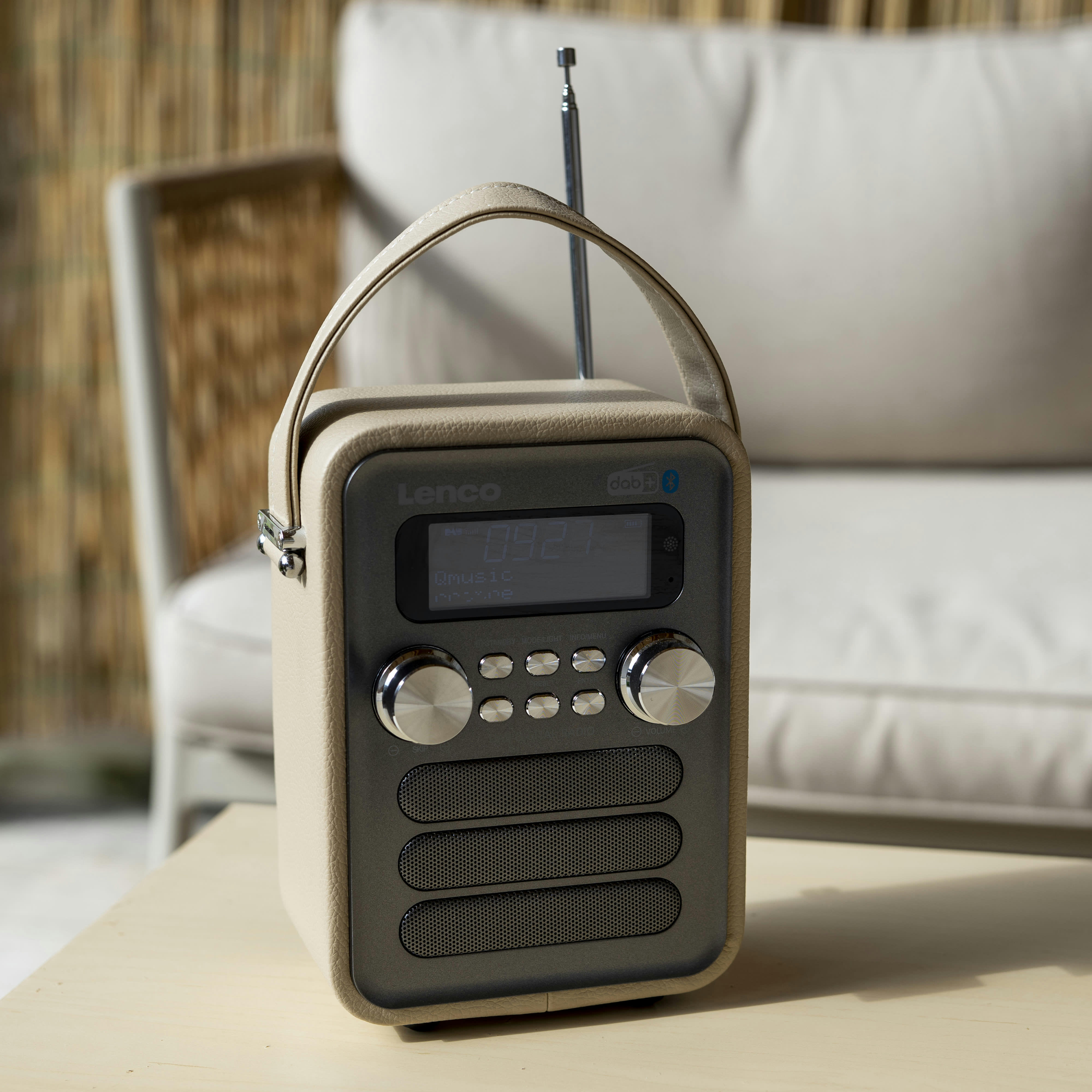 - Radio dab+ fm avec bluetooth taupe