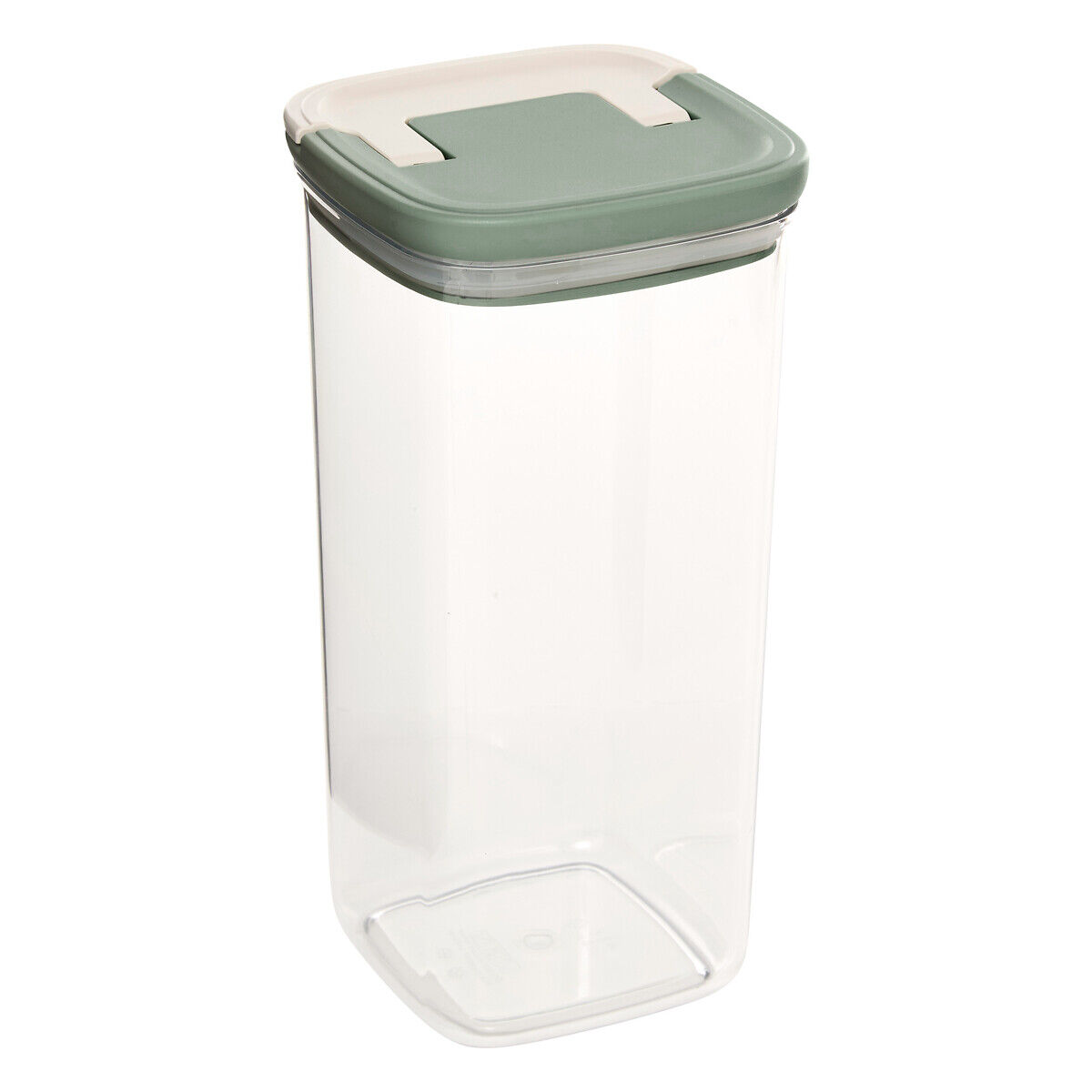 Frasco quadrado LOCK verde 1,8l