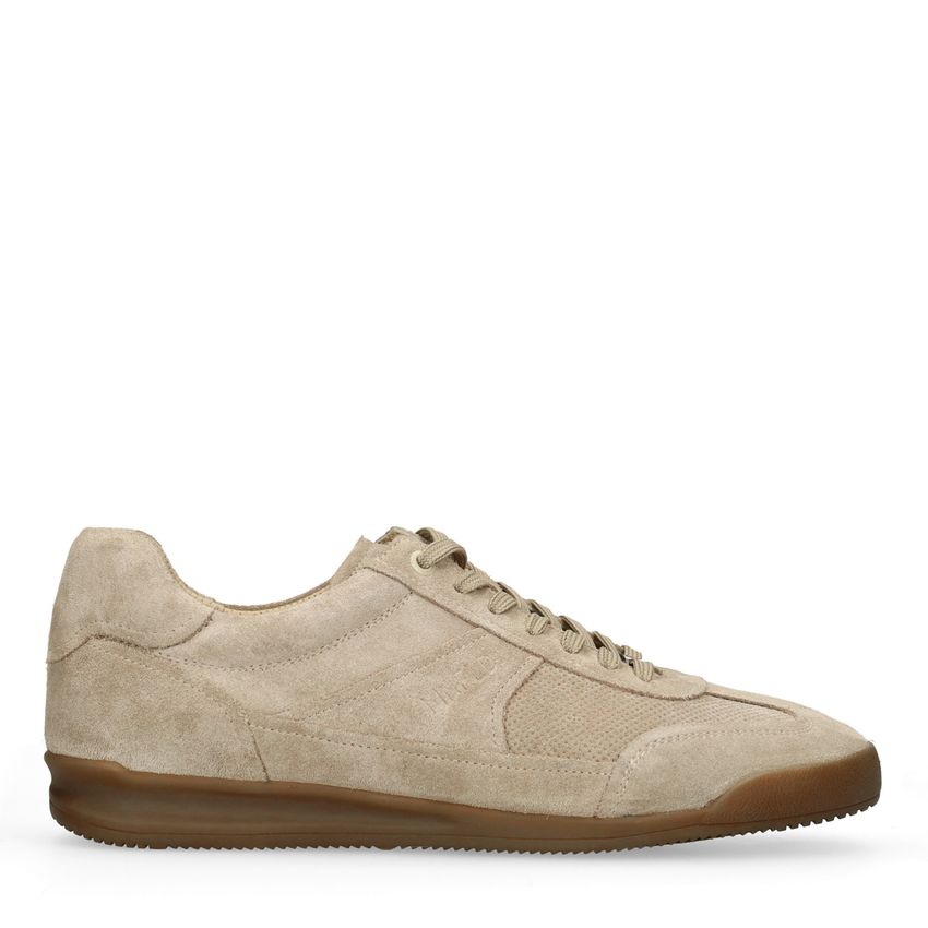 Manfield Beige suède sneakers