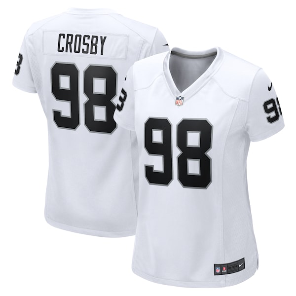 Maxx Crosby Las Vegas Raiders Nike Women's  Game Jersey -  White