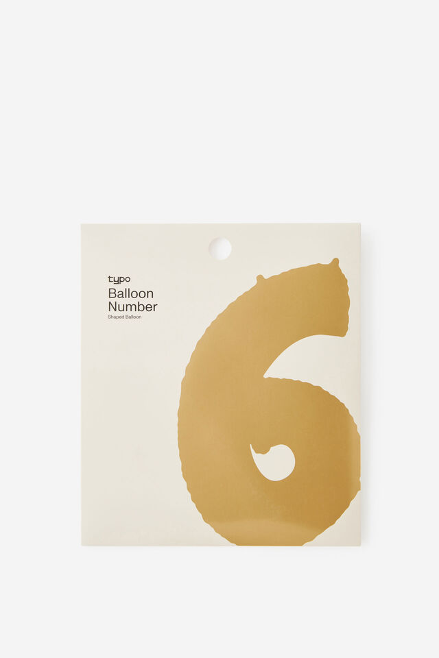 Number 6 Balloon