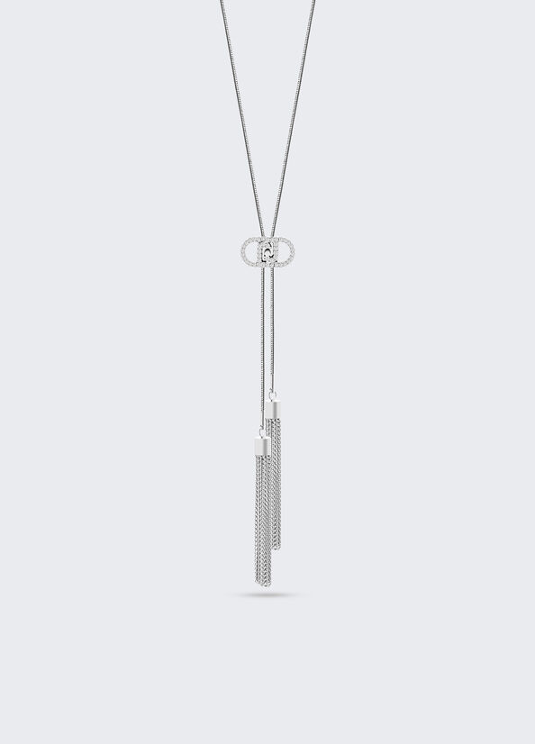 Collana con nappine metalliche