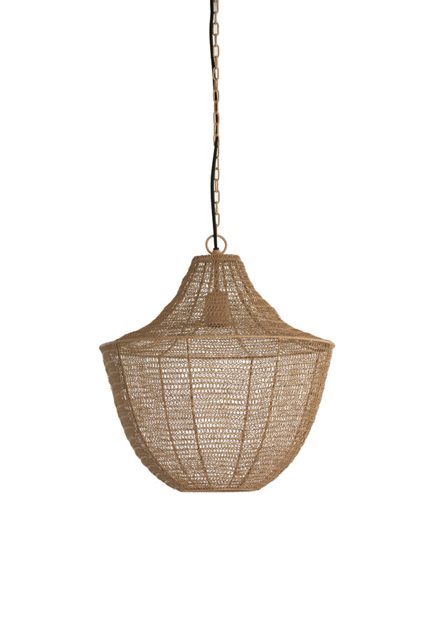 Light & Living hanglamp SHARIKA - bruin - Ø40x44cm