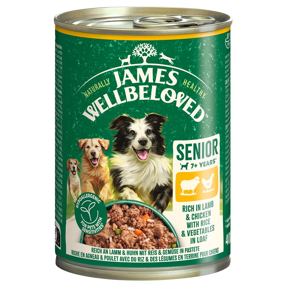 James Wellbeloved Senior Dog Hypoallergenic Lamb & Chicken in Pâté