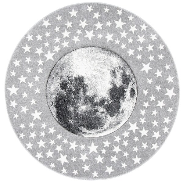 SAFAVIEH Carousel Kids Aine Moon Rug