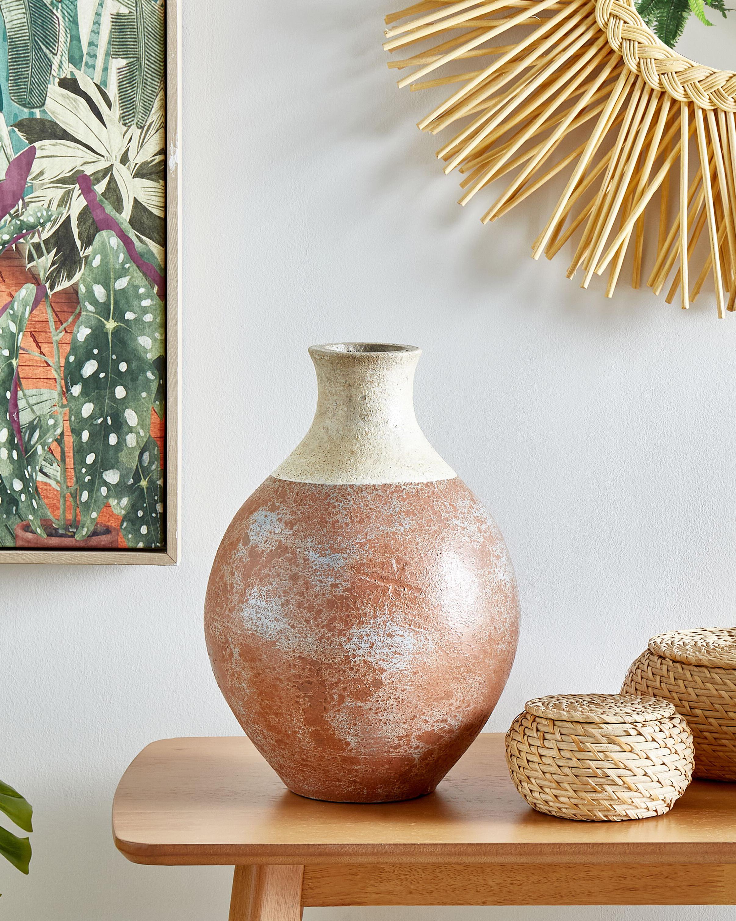 Decorative Vase BURSA Ceramic 37 cm Light Brown