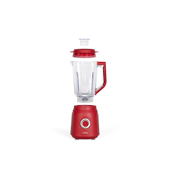 Blender 1.5l 600w inox rouge Livoo DOP242R