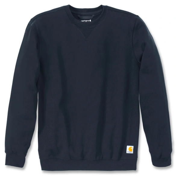 Marquette-Pullover, M, mit Rundhalsausschnitt, Baumwolle/Polyester, Carbon Heather
