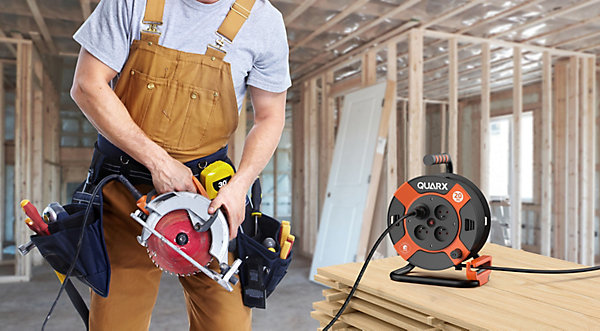 Enrouleur de bricolage H05VVF 3G1.5 mm² 20m Gao