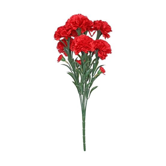 Red Carnation Bush 38cm