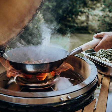 Wok en acier pour barbecue Classic / LeChef - Monolith