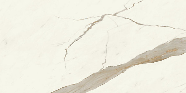 Carrelage effet Marbre Blanc Calacatta Alba 120x60x0,9 cm Mat Montira - Sol et mur intérieur (vendu par carton de 1,44 m²) - RO'MA