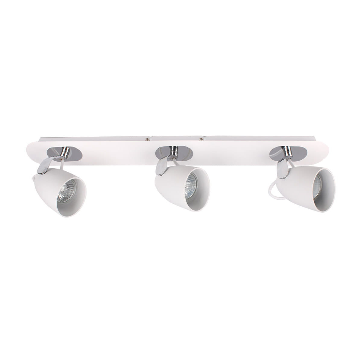 Spot sufitowy chromowany biały OXFORD 3xGU10x50W wym:14,5x57x6,5cm Italux