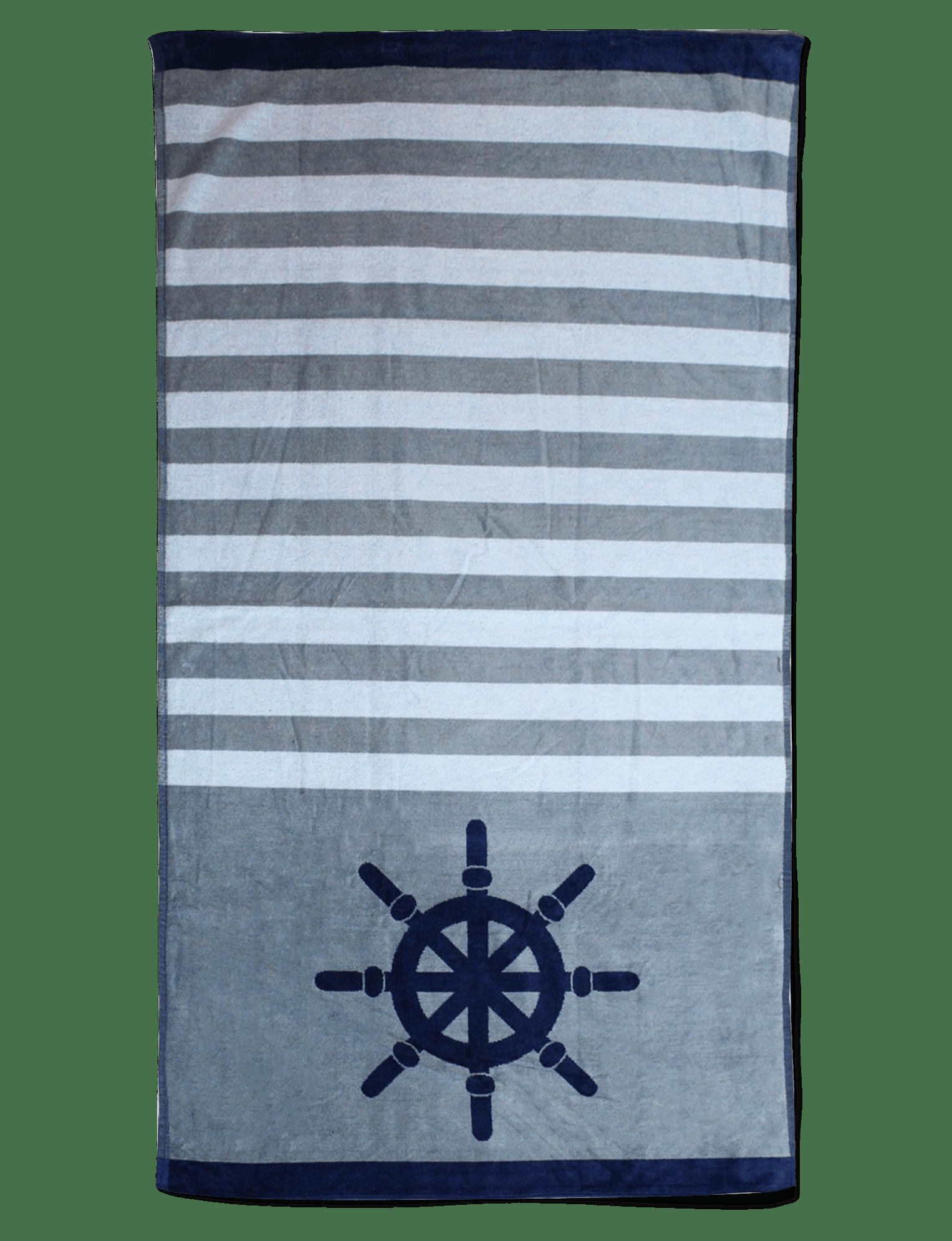 PLAGE - Serviette de plage éponge velours gris salthouse 86 x 160