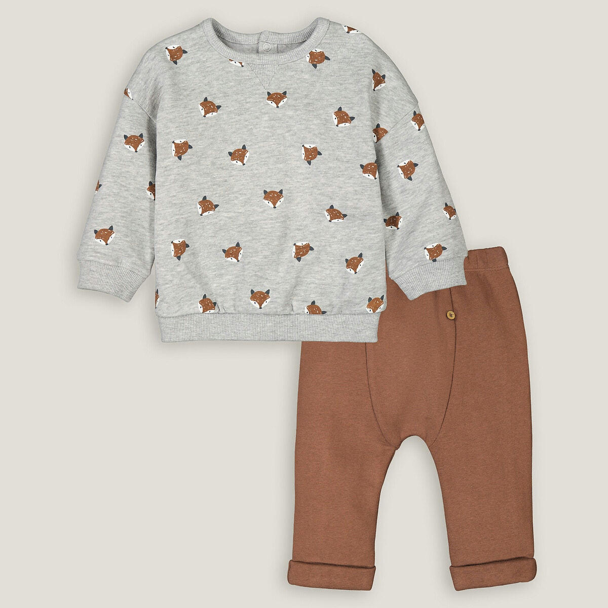 Ensemble 2 pièces sweat et pantalon molletonné