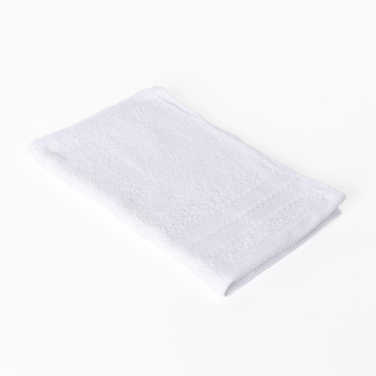 Toalha ESSENZA branca de algodão 30x50cm