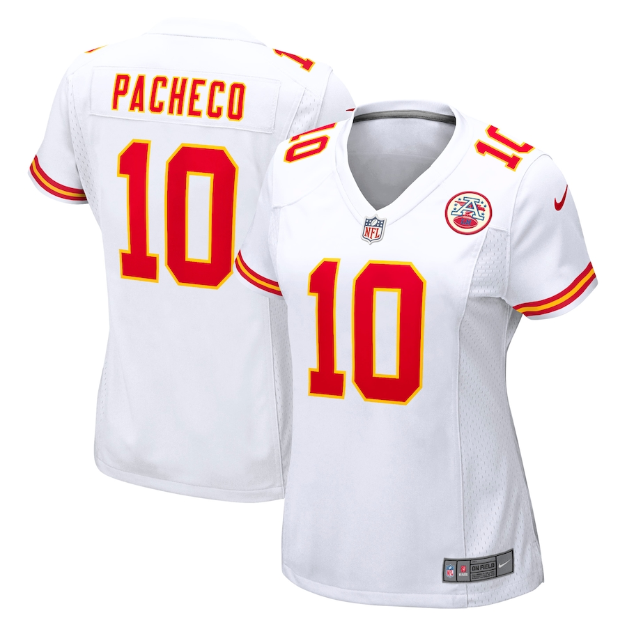 Isiah Pacheco Kansas City Chiefs Nike Women's Away Game Player Jersey - White