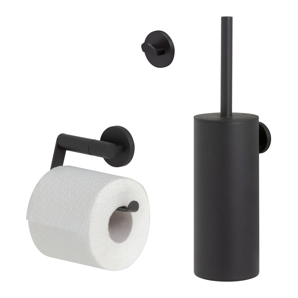 Tiger Noon Toiletaccessoireset - Toiletborstel met Houder - Toiletrolh