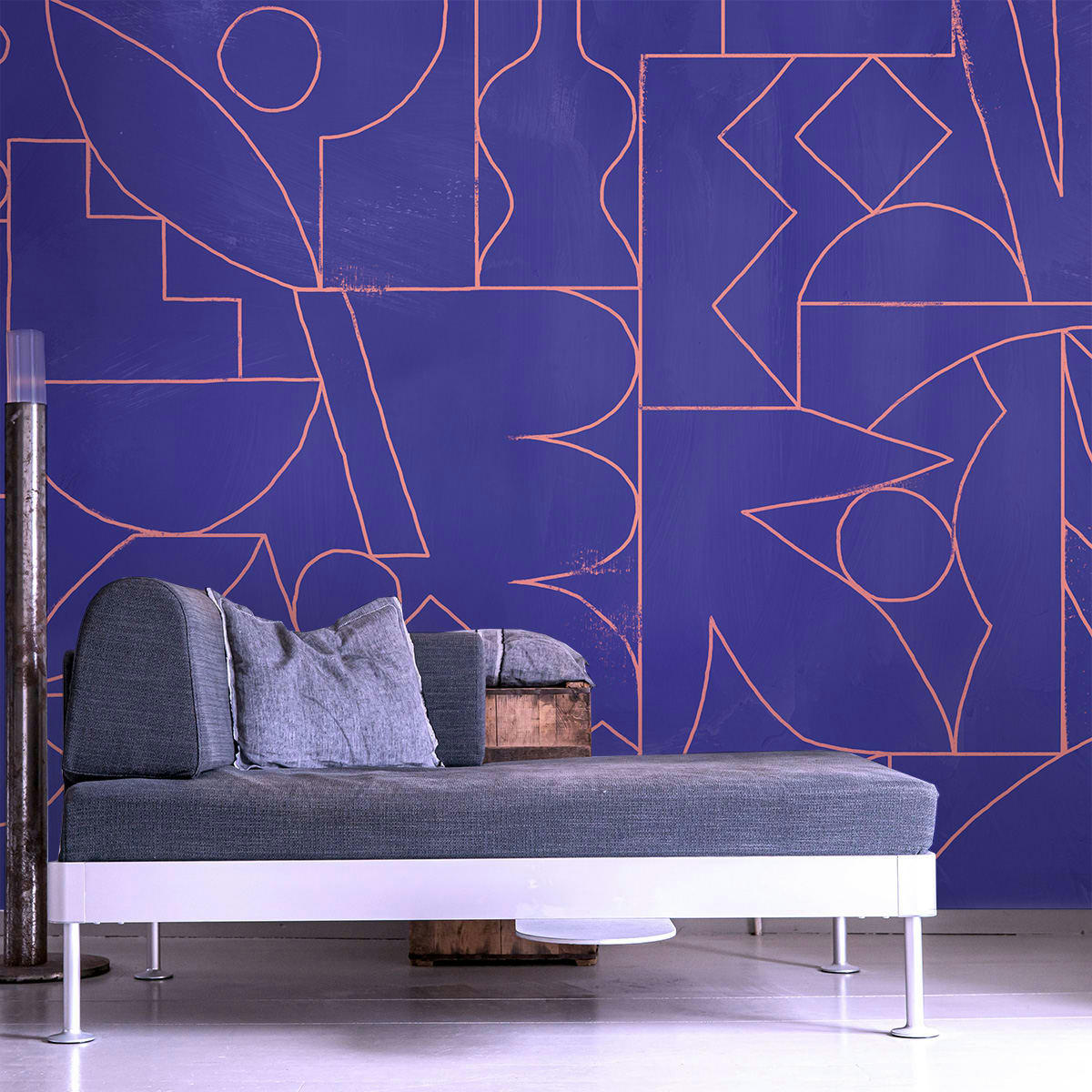 - Papier peint panoramique fragments 255 x 250 cm