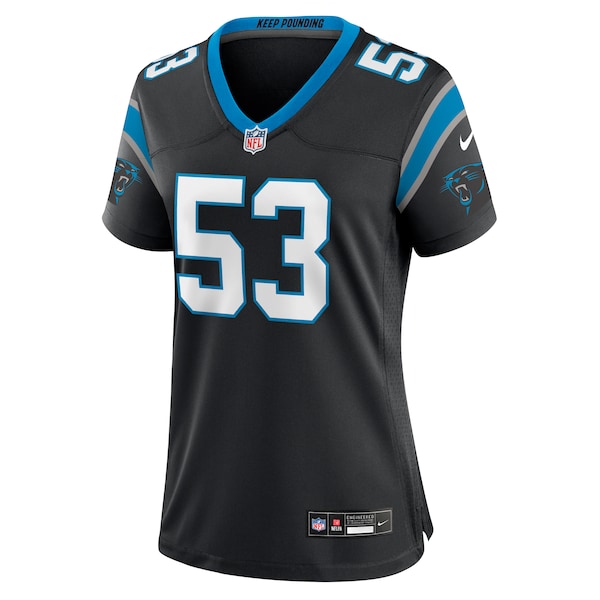 Claudin Cherelus Carolina Panthers Nike Women's Team Game Jersey -  Black