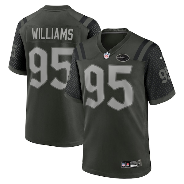 Quinnen Williams New York Jets Nike 2025 Rivalries Collection Game Jersey - Gotham Green