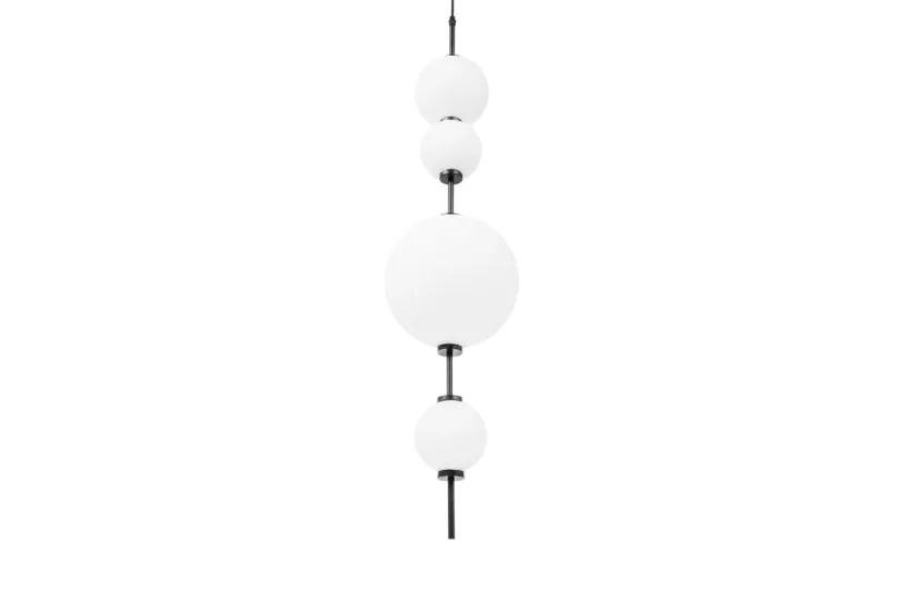 Lampa Wisząca INIKA MODEL B Kule Białe Klosze Modern Art
