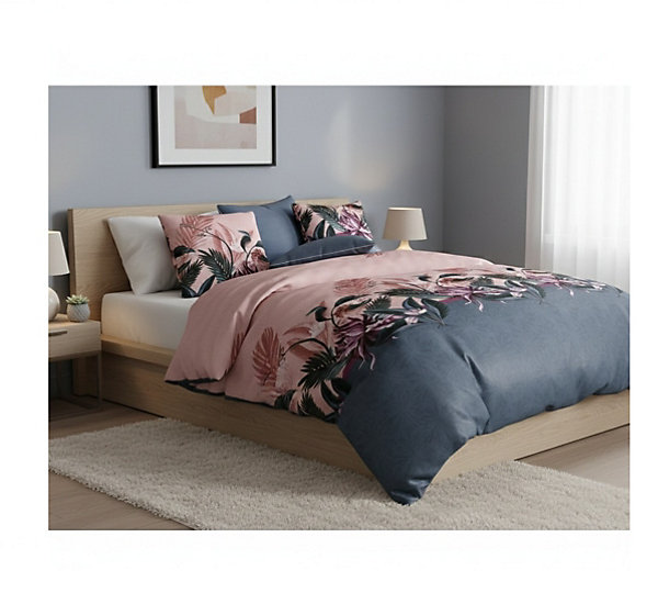 Housse couette   taie Flore design et moderne