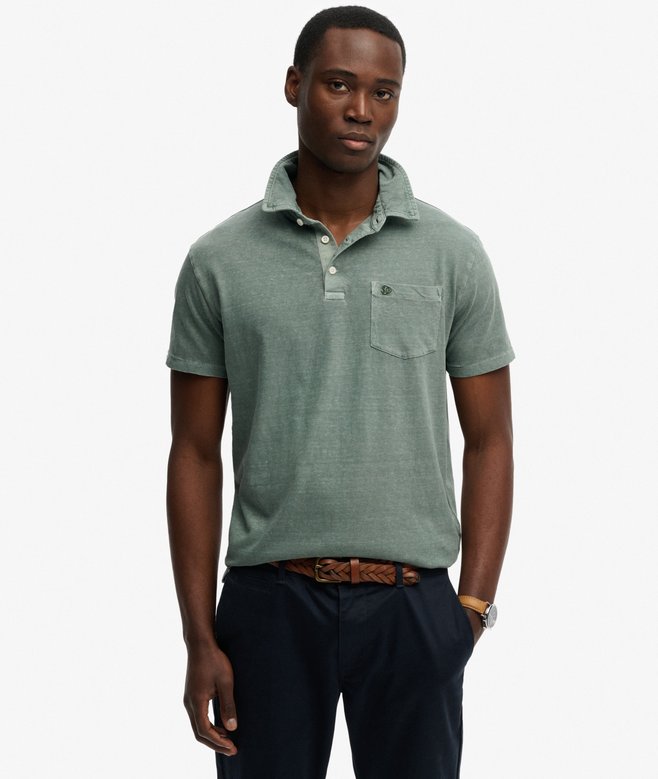 Classic Cotton Linen Polo Shirt