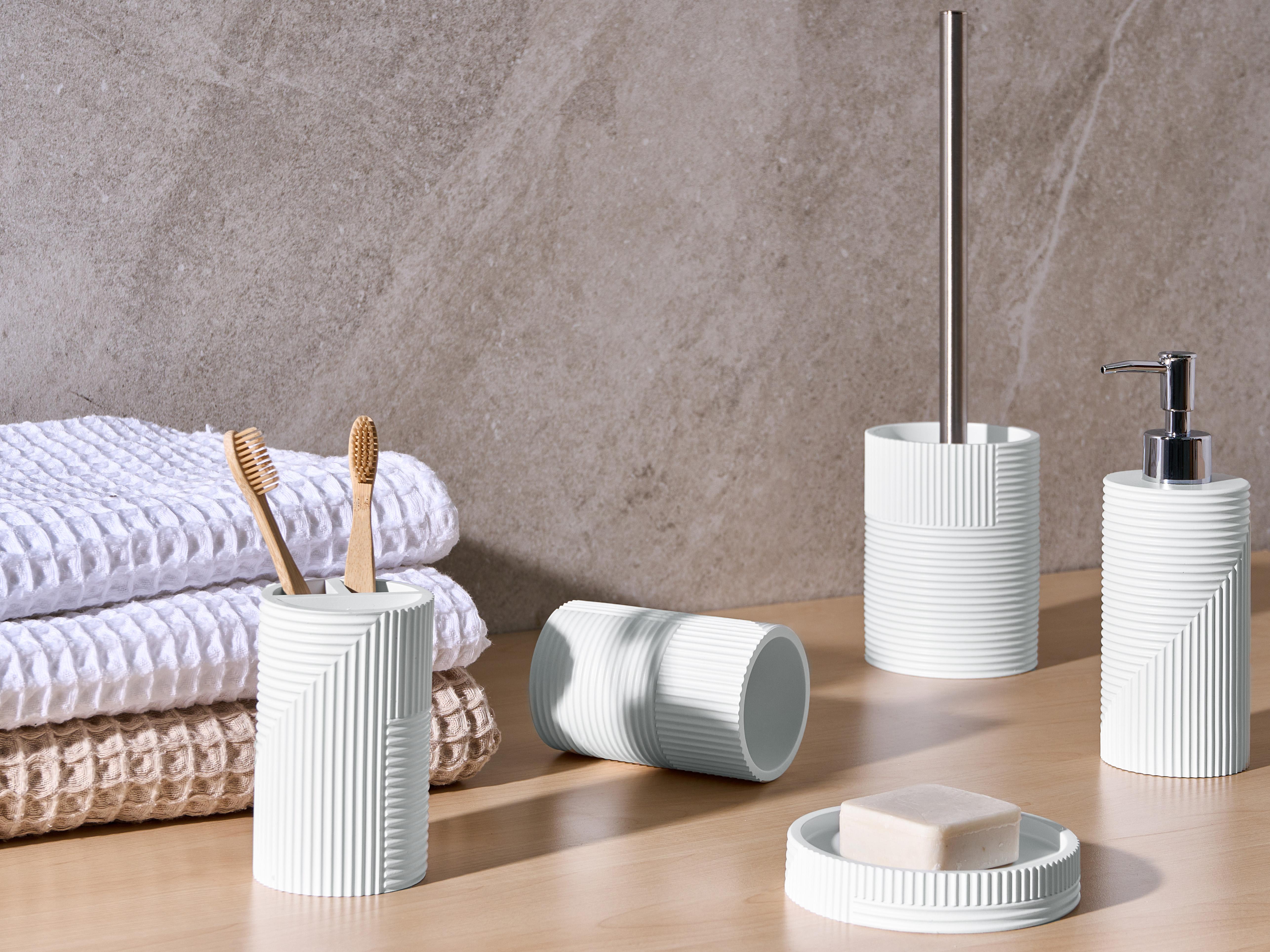 5-Piece Bathroom Accessories Set SEPAHUA White