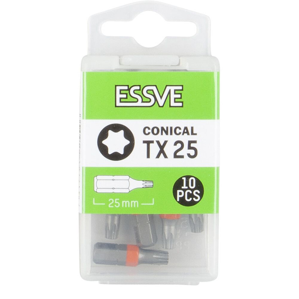 BITS ESSVE TX25 KONISK 25MM 3PK