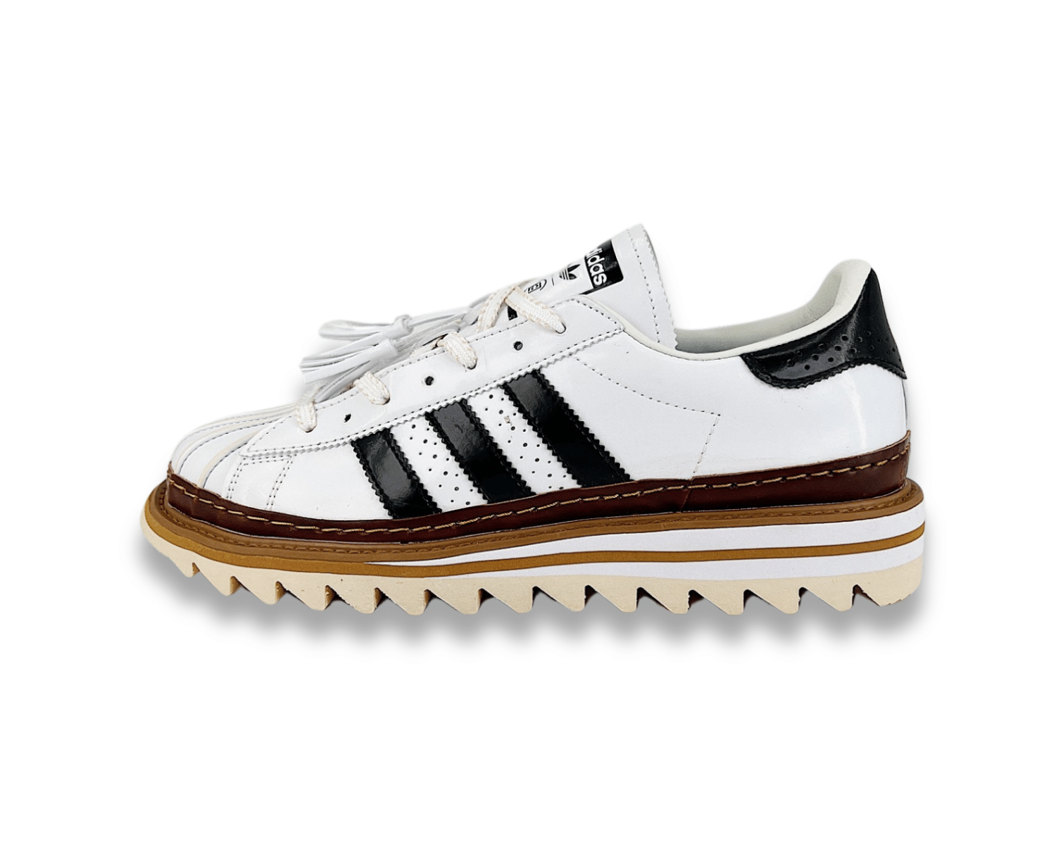 CLOT x adidas Originals Superstar White Crystal Sand